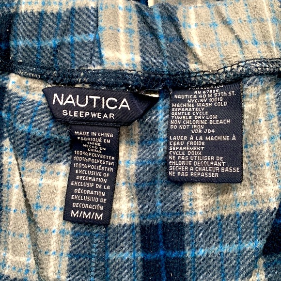 Nautica mens Sustainably Crafted Sleep Pant Size M - Picture 3 of 6